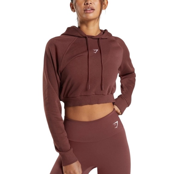 Gymshark Training Cropped Hoodie Sweatshirt Size S - Picture 1 of 10